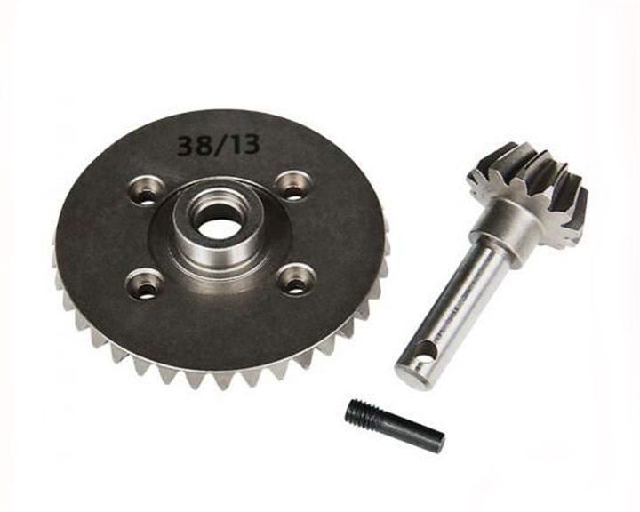 Heavy Duty Bevel Gear Set Standard Ratio 38T/13T Scx10, Wraith, Smt10, Yeti, Bomber