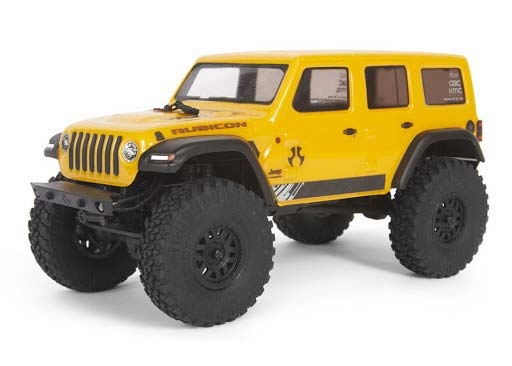 SCX24 2019 Jeep Wrangler JLU CRC 1/24 4WD-RTR YEL AXI00002T2