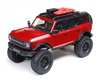 Axial SCX24 2021 Ford Bronco Hard Body 1/24 4WD RTR Scale Mini Crawler (Red) w/2.4GHz Radio - AXI00006T1