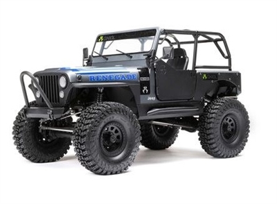 1/10 SCX10 III Jeep CJ-7 4WD Brushed RTR, Grey - AXI03008T2