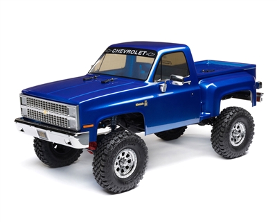 Axial  1/10 SCX10 III Base Camp 1982 Chevy K10 4X4 RTR, Blue - AXI03030T1