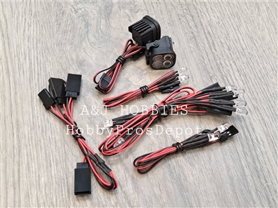 AXI250016	 SCX6: LED Light Set: Trail Honcho