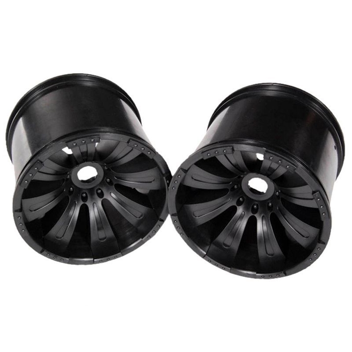 Axial 8 Spoke Oversize 1/8 Monster Truck Wheel (2) (Black)