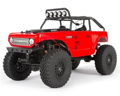 SCX24 Deadbolt 1/24th Scale Elec 4WD - RTR, Red AXI90081T1