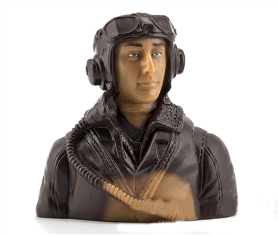 72mm (2.8") WWII British Pilot Figure - Brown, BCT5032-015