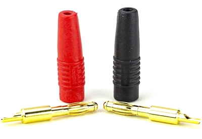 4mm Gold Plated Banana Plugs (Pair) BCT5062-019