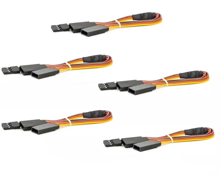150mm (6") Servo Y Extension Cables (5 Pack) BCT5076-030