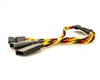 150mm (6") Servo Y Extension Twisted Cable - BCT5076-036