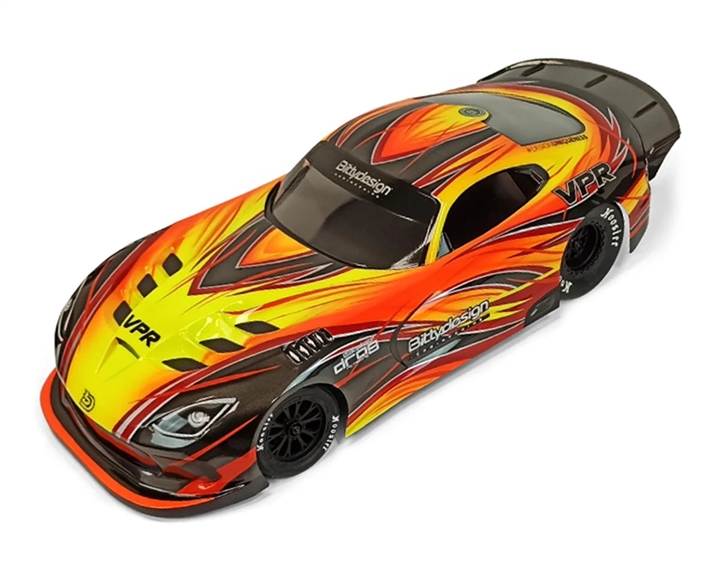 Bittydesign VPR 1/10 Pro No Prep Street Eliminator Drag Racing Body (Clear) BDYDG-VPR