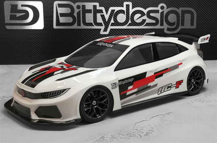 Bittydesign HC-F FWD Touring Car Body (Clear) (190mm) BDYFWD-190HCF