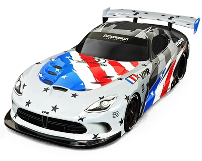 Bittydesign VPR 1/7 Supercar Body (Clear) (Arrma Felony) BDYGT7-VPR