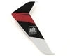 Vertical Fin with Red Decal: 120SR BLH3120R