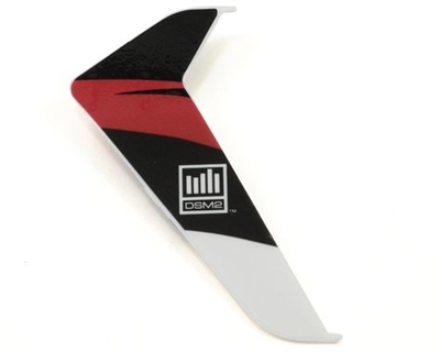 Vertical Fin with Red Decal: 120SR BLH3120R