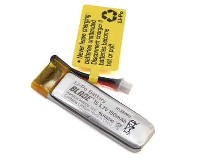 150mAh 1S 3.7V 45C LiPo Battery:  70S BLH4210