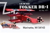 1/6 Scale Fokker DR.1 Triplane, SKU: 471