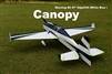 Canopy for 91" Edge540 (White Blue )