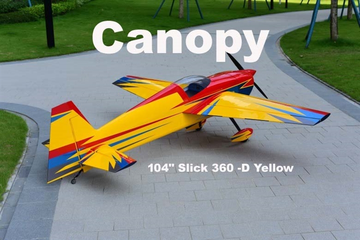 Canopy for 104" Slick 360 -D Yellow