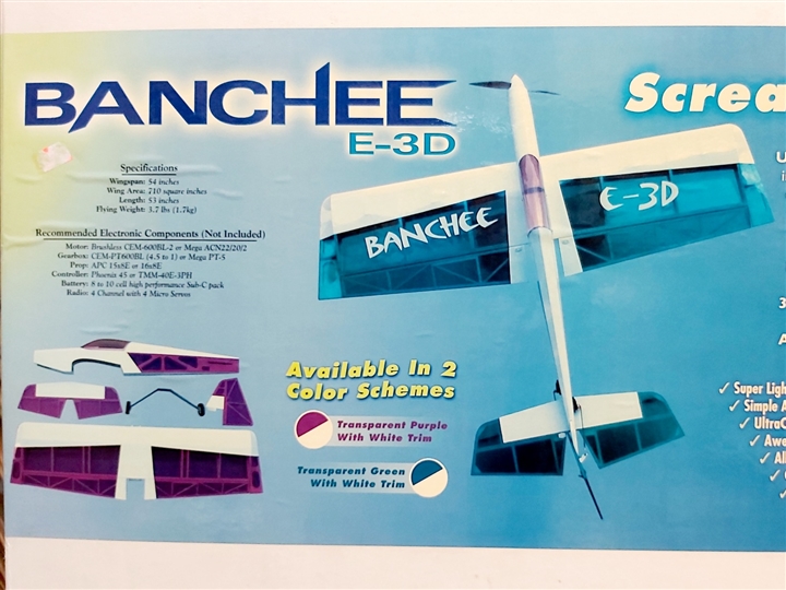 Banchee Ultra lite 3D 54" Blue and Purple