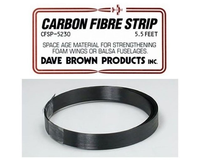 Dave Brown Carbon Fibre Strip 5.5 Feet,  CFSP-5230