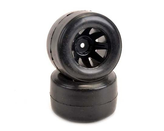 CRC RT1 F1 1/10 Rear Pre-Mounted Rubber F1 Tire (2) CLN23201
