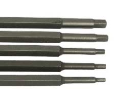 Hardened Steel Allen (Hex) Drivers - Set of 5 (2,2.5,3,4,5mm) - ca195