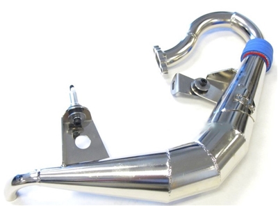 Bartolone Rear-Mount Tuned Pipe for Losi 5ive (CHROME) FD940C