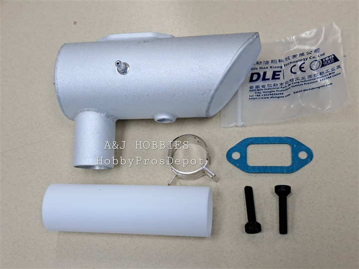 DLE Muffler 111 Left 1 Holes