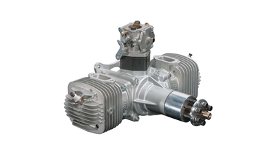 DLE-120cc Twin Gas Engine w/Elec Ig & Muffs DLEG0120