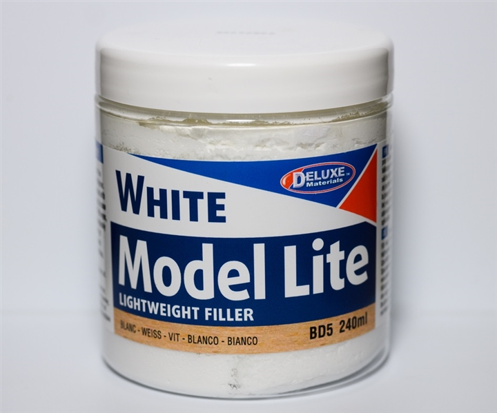 Model Lite Balsa Filler, White:  240cc DLMBD5