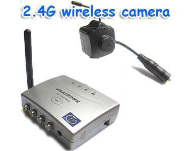Mini 4CH Security Camera Hidden Spy Surveillance Audio Video Wireless Audio RC310+CM203
