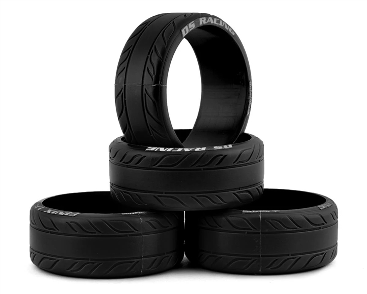 DS Racing Finix Treaded Drift Tires (4) (LF-1) DSC-LF-1SE