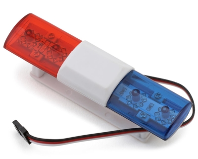 Hobby Details 1/10 Oval Police LED Light Flasher Bar (6-8.4V) (98mm) (7 Modes) DTTDTLR05014