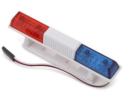 Hobby Details 1/10 Square Police LED Light Flasher Bar (6-8.4V) (98mm) (7 Modes) DTTDTLR05015