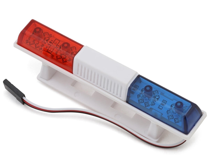 Hobby Details 1/10 Square Police LED Light Flasher Bar (6-8.4V) (98mm) (7 Modes) DTTDTLR05015