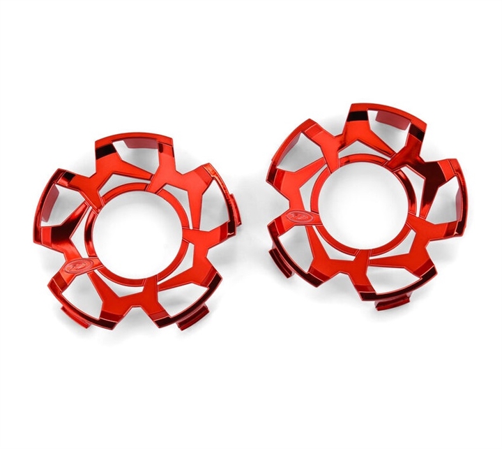 DTX2818 Clip-Lock Wheel Face Red Chrome for Ripper 5.7" Wheel (2)