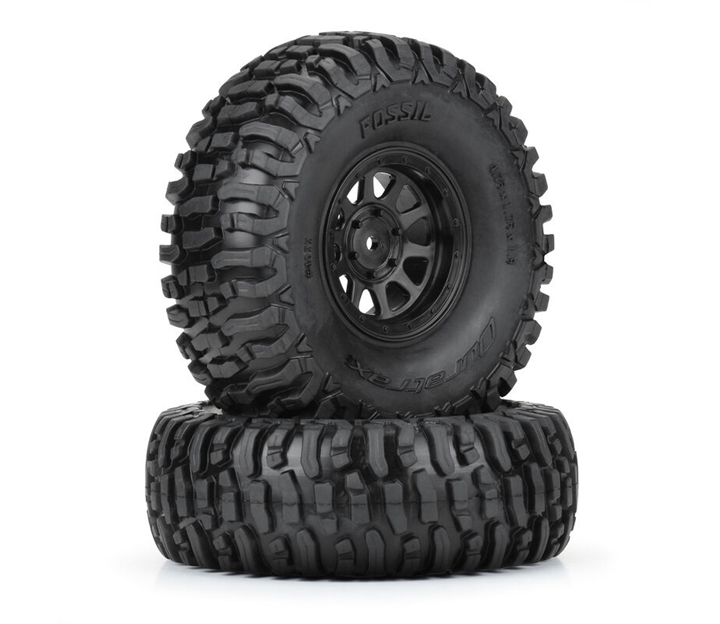 DTX407710 1/10 Fossil Font/Rear 1.9" Crawler Tires MTD 12mm Black Kodiak (2)