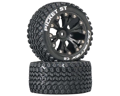 Picket ST 2.8 2WD Mounted Rear C2 Black (2) DTXC3548