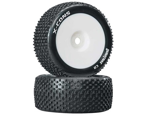 1/8 X-Cons Truggy Tire C2 Mounted 0 Offset (2) DTXC3660