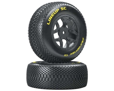 1/10 Lineup SC Tire C2 Mounted SCTE 4x4 (2) DTXC3683