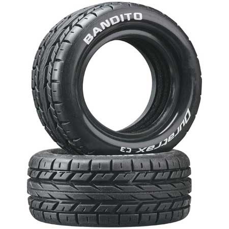 Bandito 1/10 Buggy Tire Front 4WD C3 (2) DTXC3973