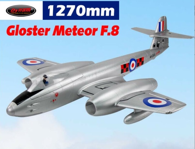 Dynam Gloster Meteor Twin 70mm EDF Jet 4S - PNP