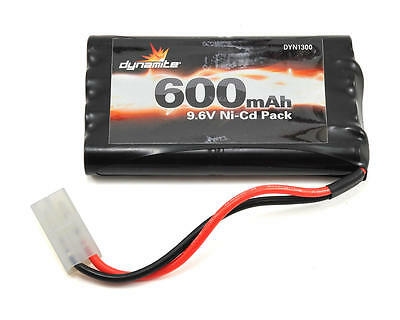 9.6V 8-Cell 600mAh NiCd Battery Pack - DYN1300