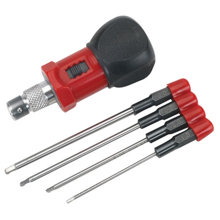 4-Piece Metric Hex Wrench Set with Handle DYN2930