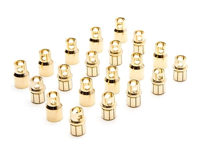 Gold Bullet Connector Set, 8.0mm (10) DYNC0094