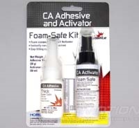 Dynamite Foam Safe CA, Thick 1oz with 2oz Activator - Combo Pack