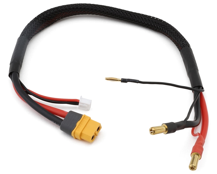 Yeah Racing 2S LiPo XT60 Charge Lead (Female XT60 to 5mm Bullets) w/3-Pin JST-XH Balance Plug,  EA-WPT-0151