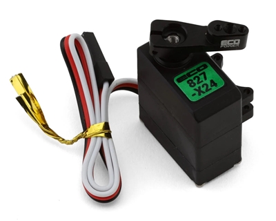 EcoPower WP827-X24 Metal Gear Micro Servo Direct Fit For Axialâ„¢ SCX24 (HV) (Waterproof) ECP-827-X24
