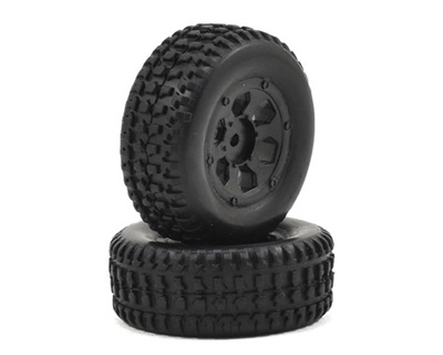 Front/Rear Premount Tire:(2) 1:24 4WD Torment ECX40003