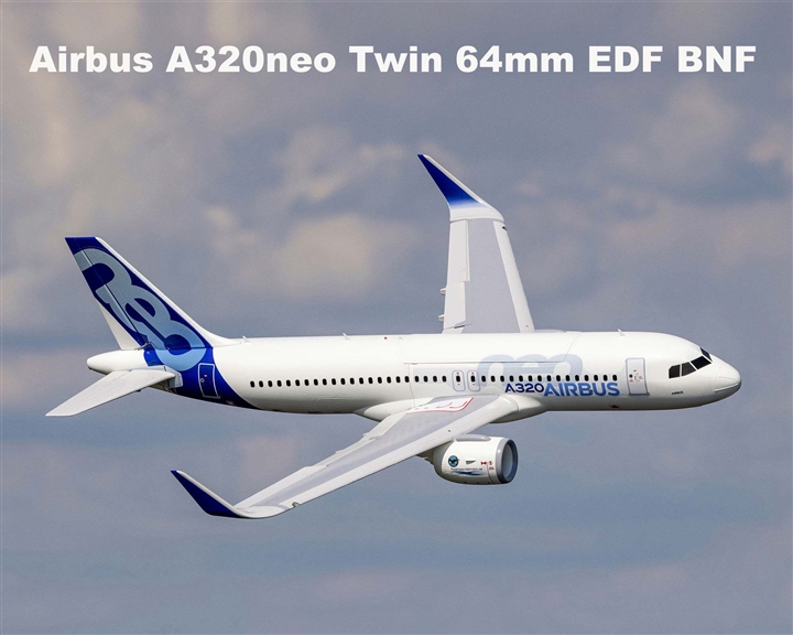 E-Flite Airbus A320neo 1.5m Twin 64mm EDF BNF,  EFL1493