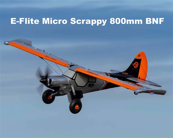 E-Flite Micro Scrappy 800mm BNF Basic,  EFL02150D